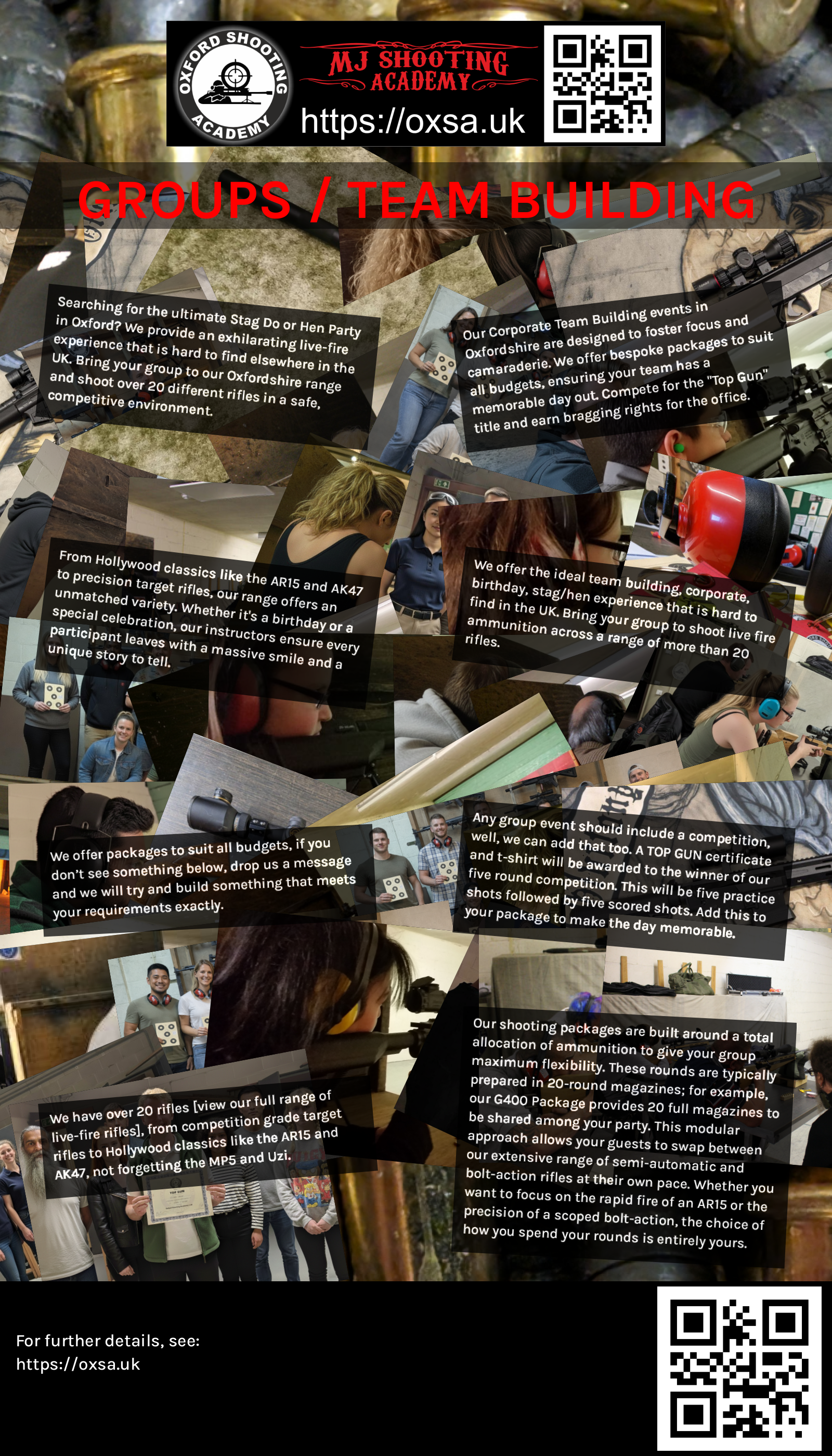 Live fire training for skill development and training