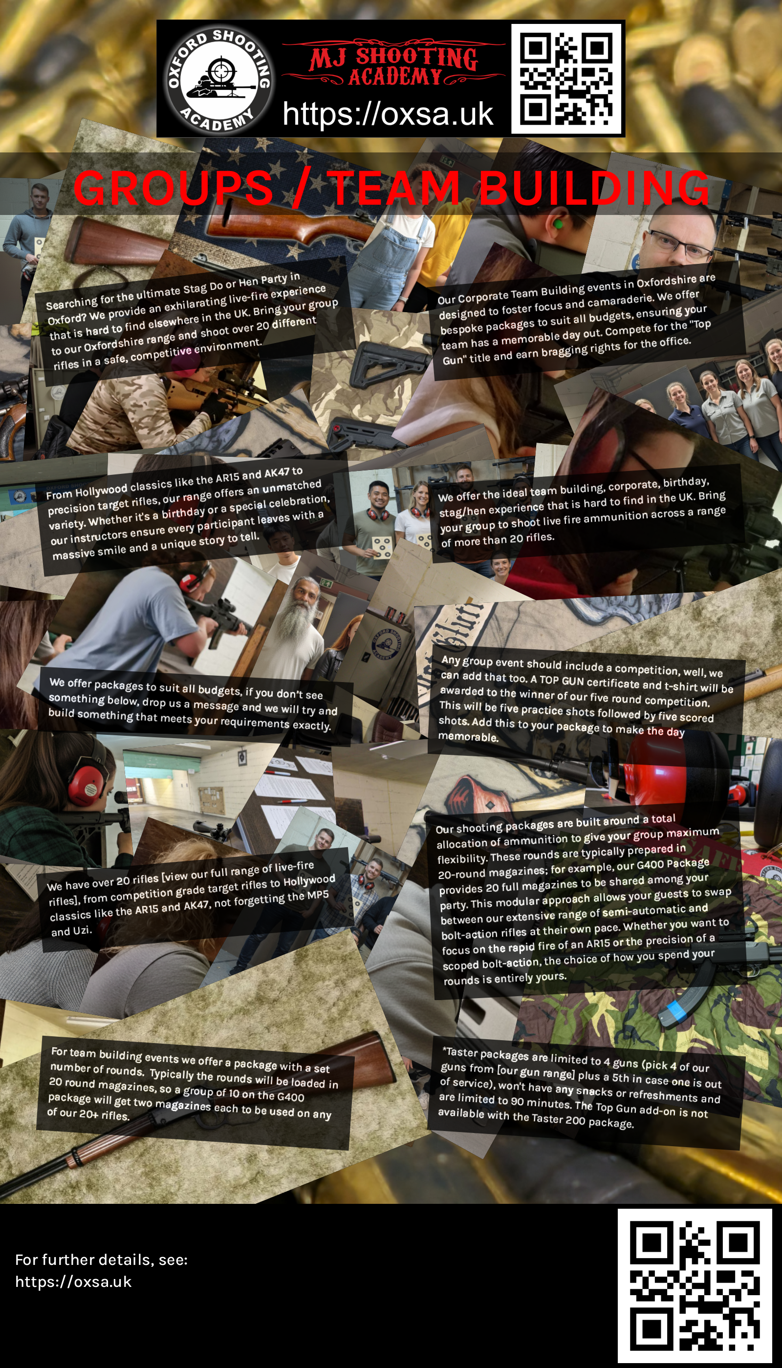 Historic rifle display with expert safety instruction