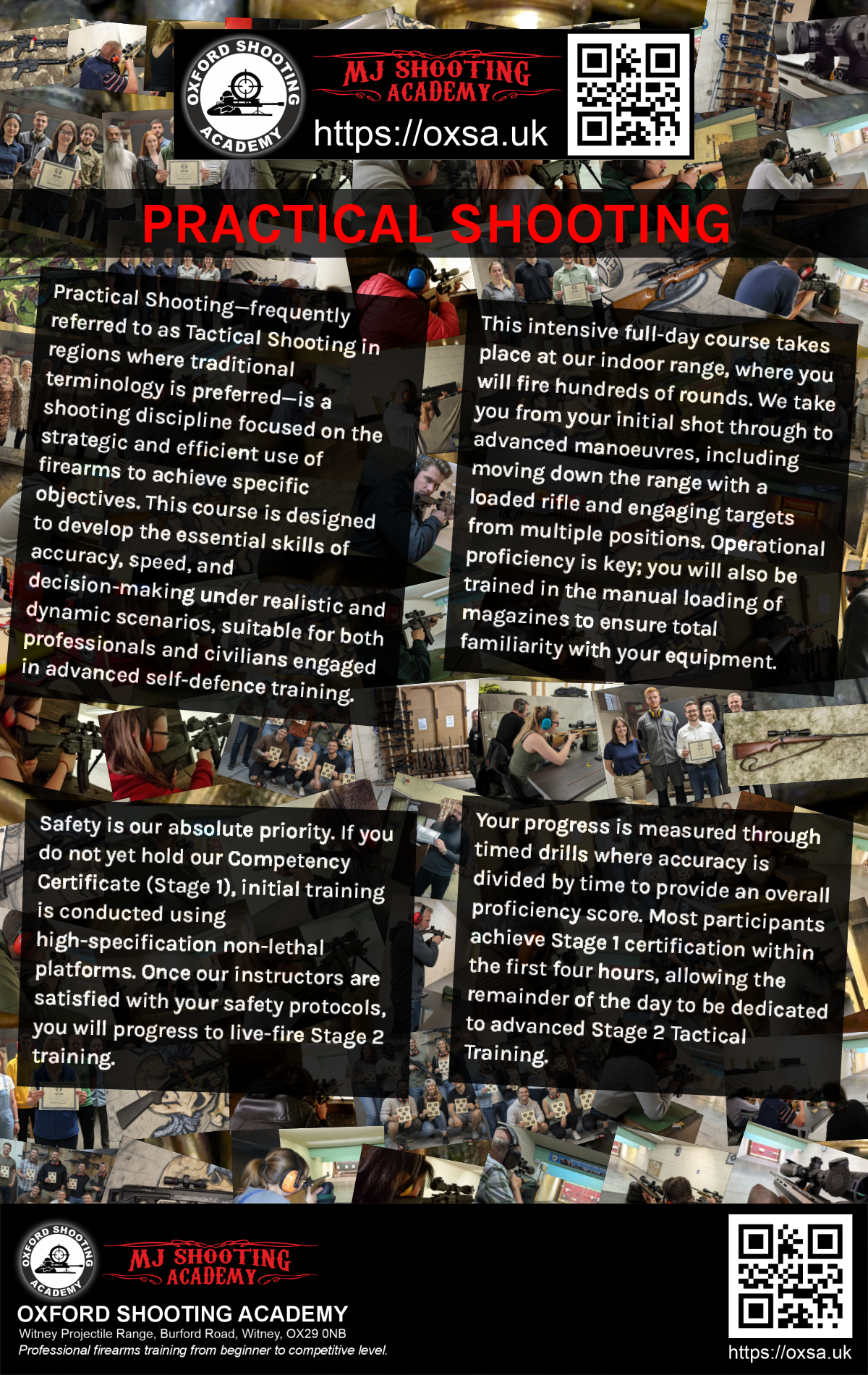 Target practice activity designed for corporate and group events