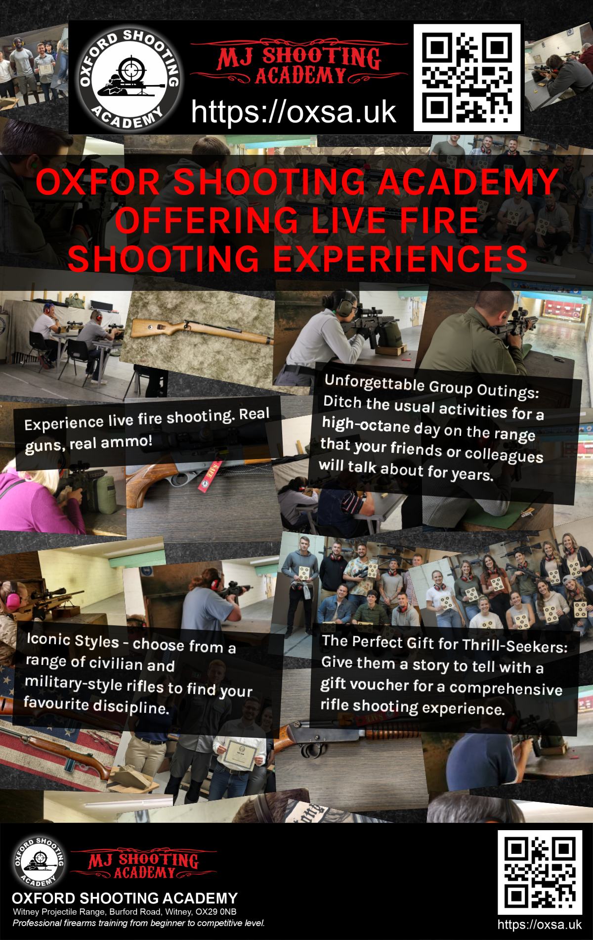 Target practice activity designed for corporate and group events