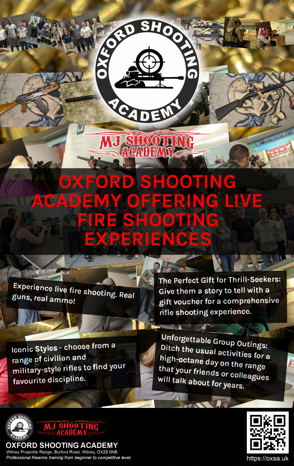 Live fire training for skill development and training