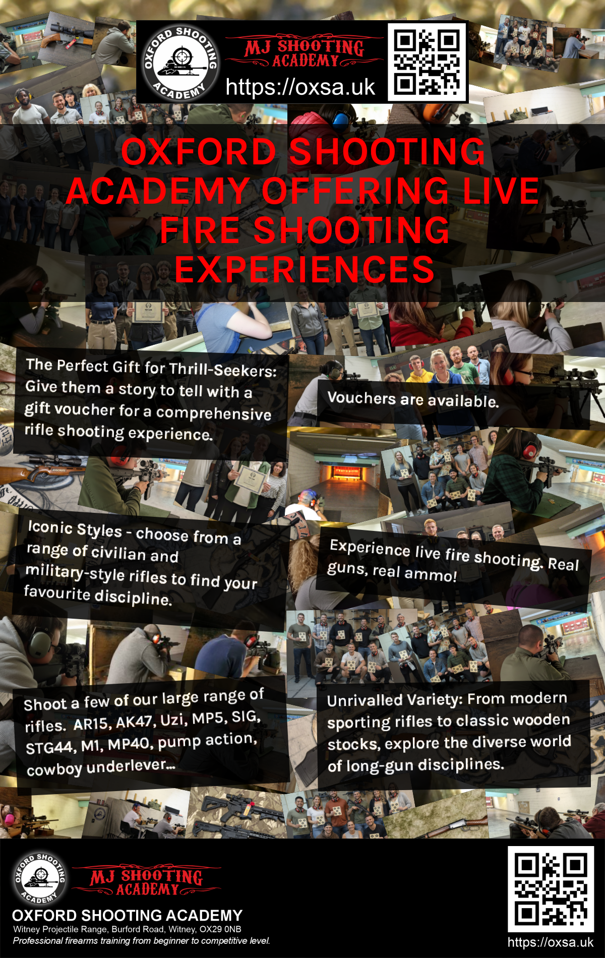 Target practice activity designed for corporate and group events