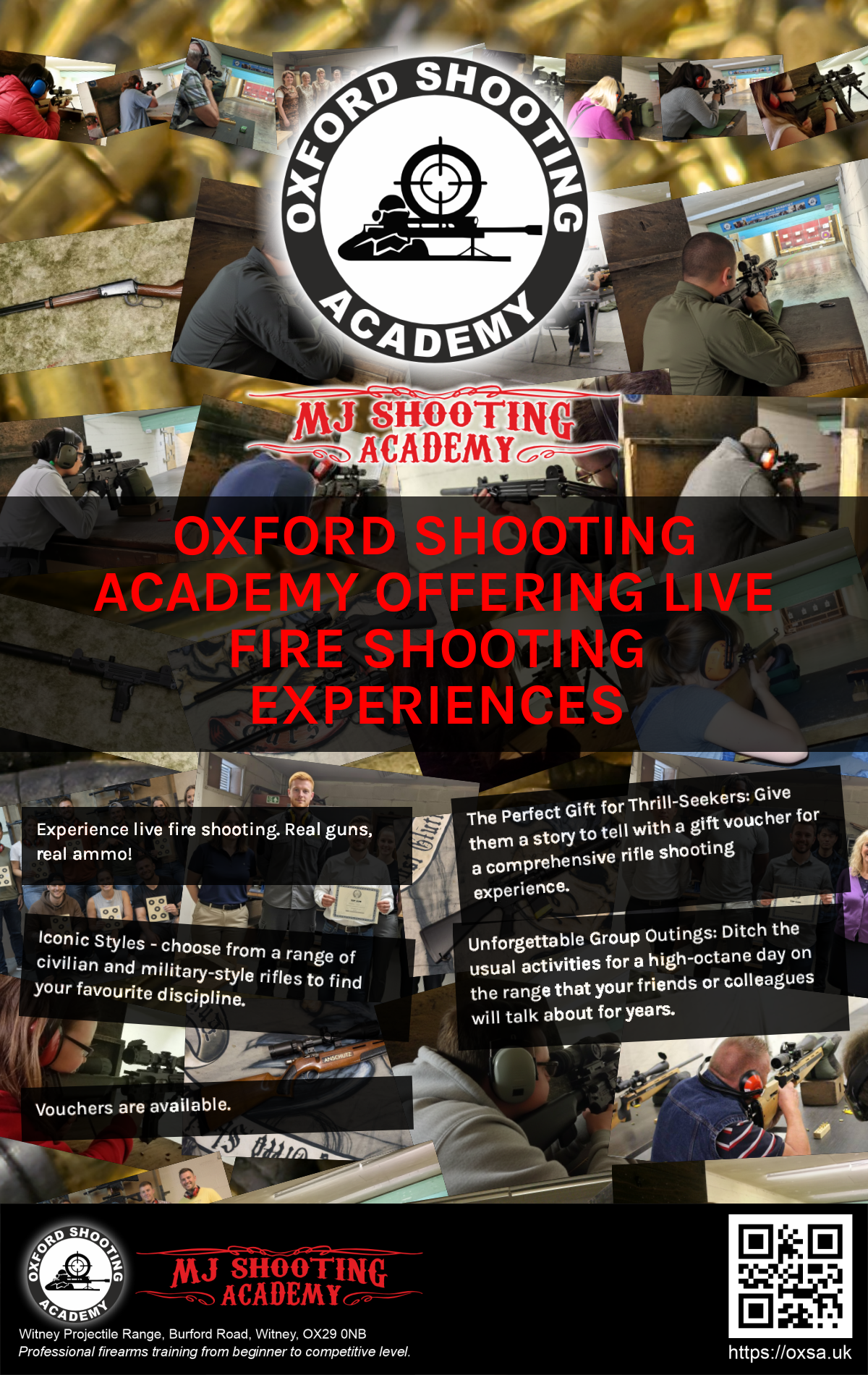 Target practice activity designed for corporate and group events