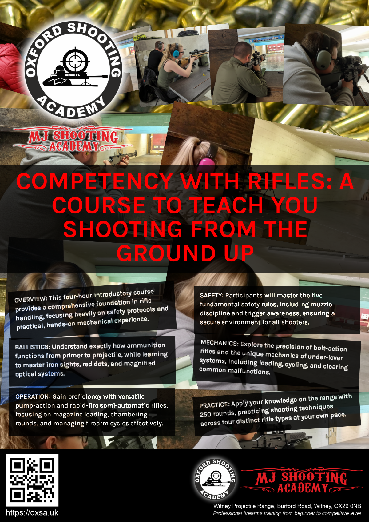 Precision shooting session focusing on firearm safety and handling