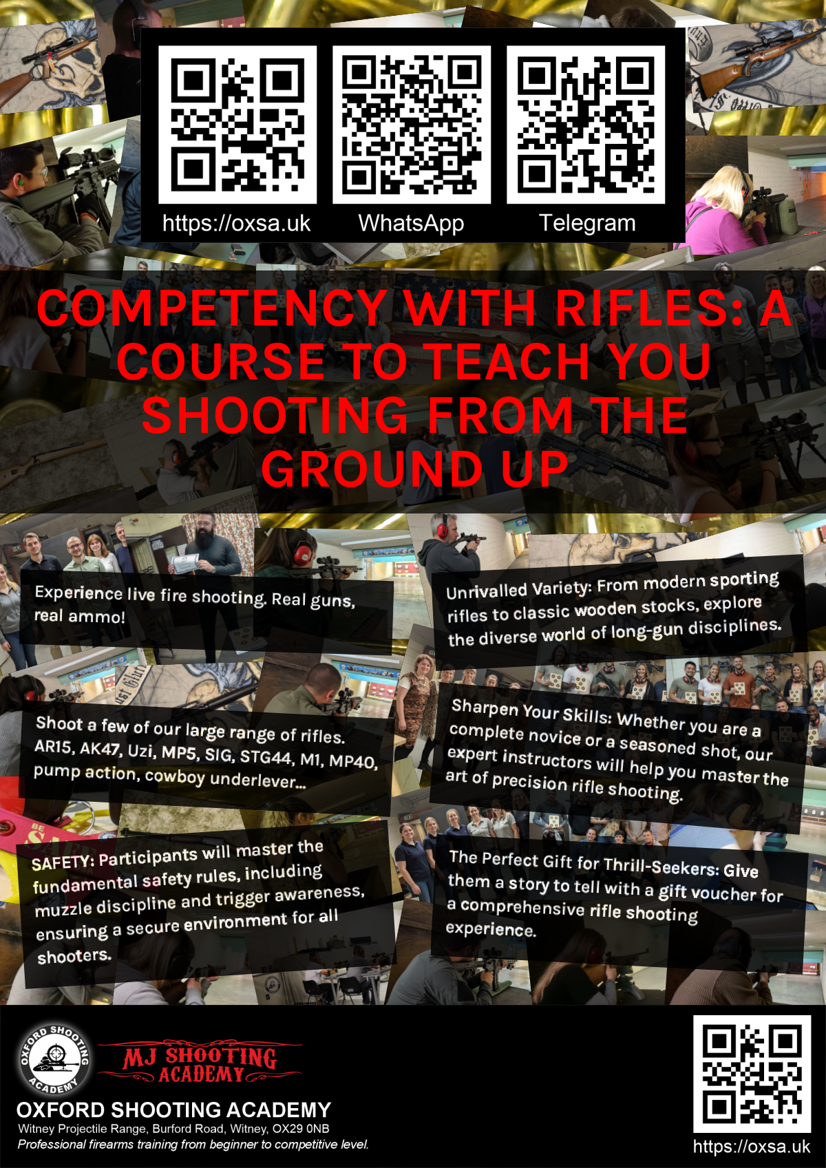 Precision shooting session focusing on firearm safety and handling