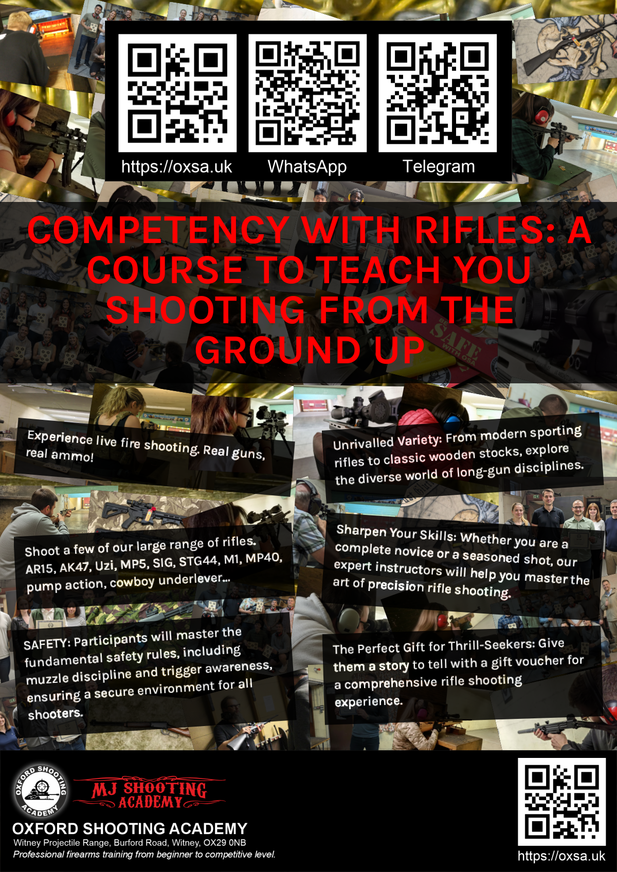 Precision shooting session focusing on firearm safety and handling