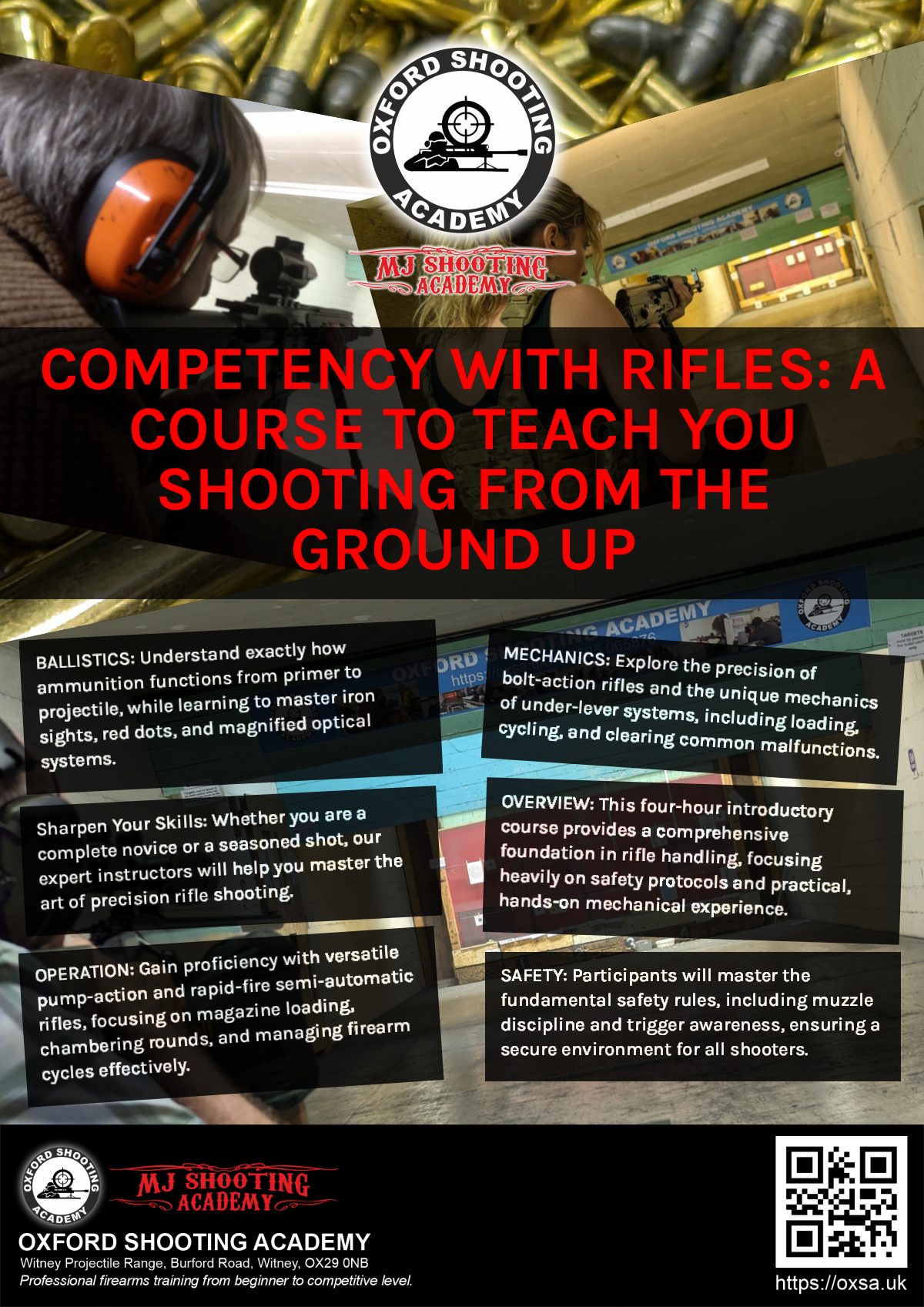 Precision shooting session focusing on firearm safety and handling