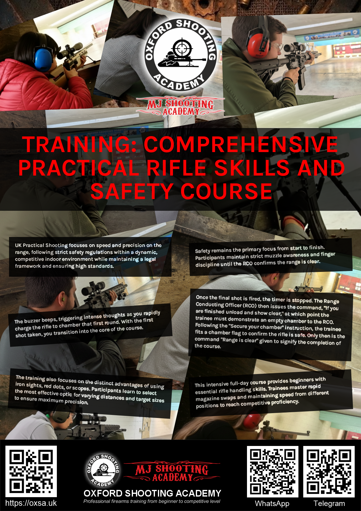 Indoor range shooting providing a unique experience day