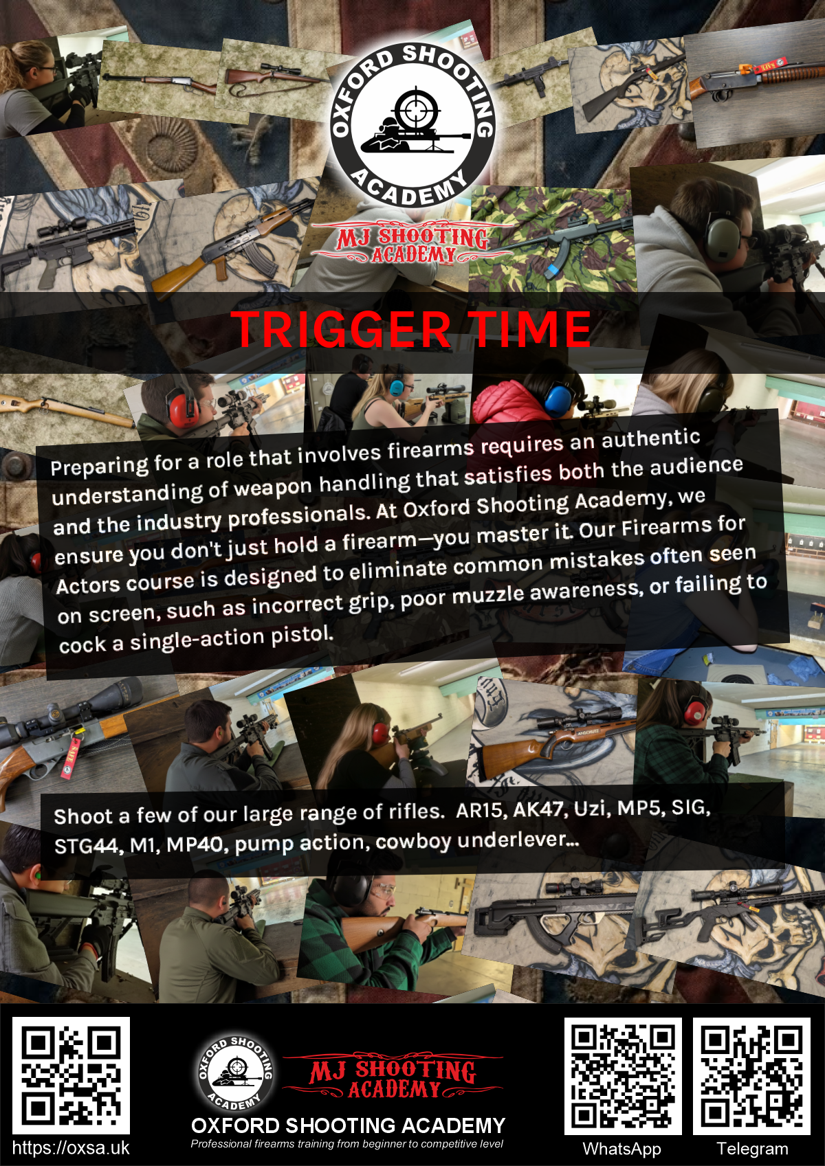 Precision shooting session focusing on firearm safety and handling