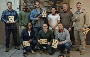 Indoor range shooting providing a unique experience day