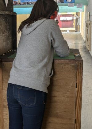 Professional shooting experience at a professional shooting range