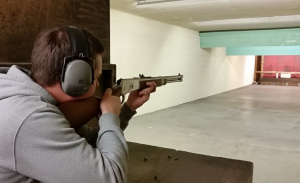 Professional shooting experience at a professional shooting range