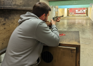 Sporting gun experience under supervised range conditions