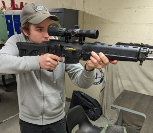 Indoor range shooting providing a unique experience day