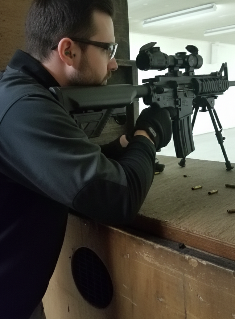 Indoor range shooting providing a unique experience day