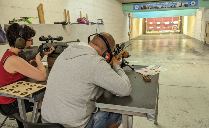 Sporting gun experience under supervised range conditions