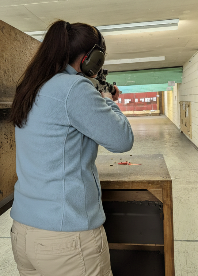 Indoor range shooting providing a unique experience day