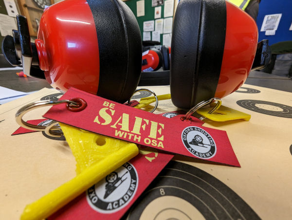 Historic rifle display with expert safety instruction