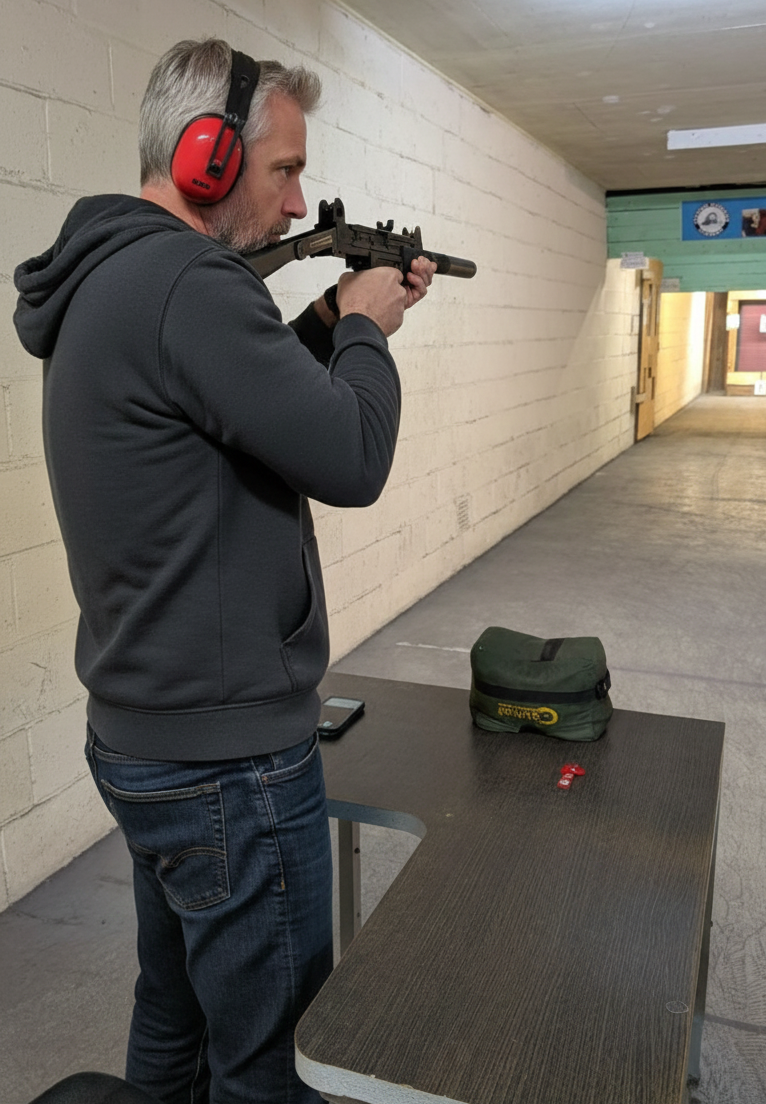 Sporting gun experience under supervised range conditions