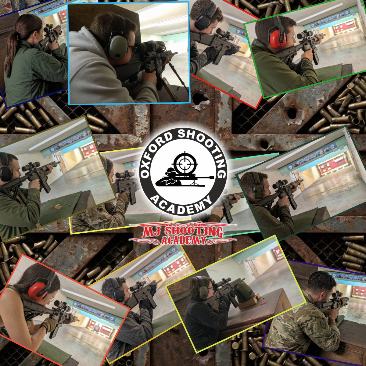 Professional shooting experience at a professional shooting range