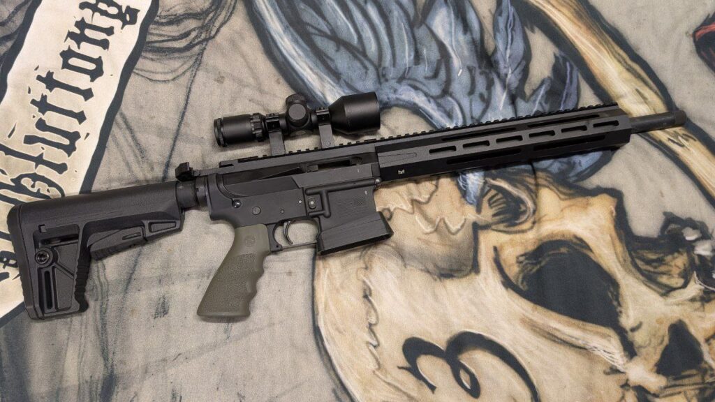 Kriss Defiance DMK22C with high-magnification scope