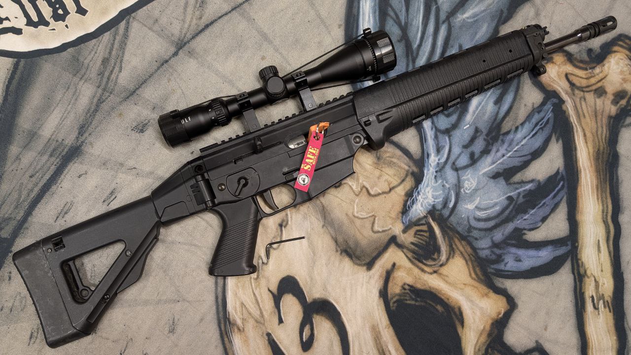 Firearms training session using various sporting firearms