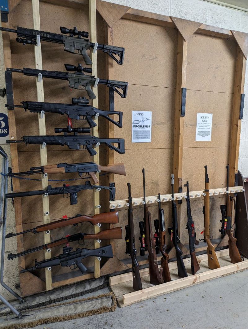 A selection of some of our guns